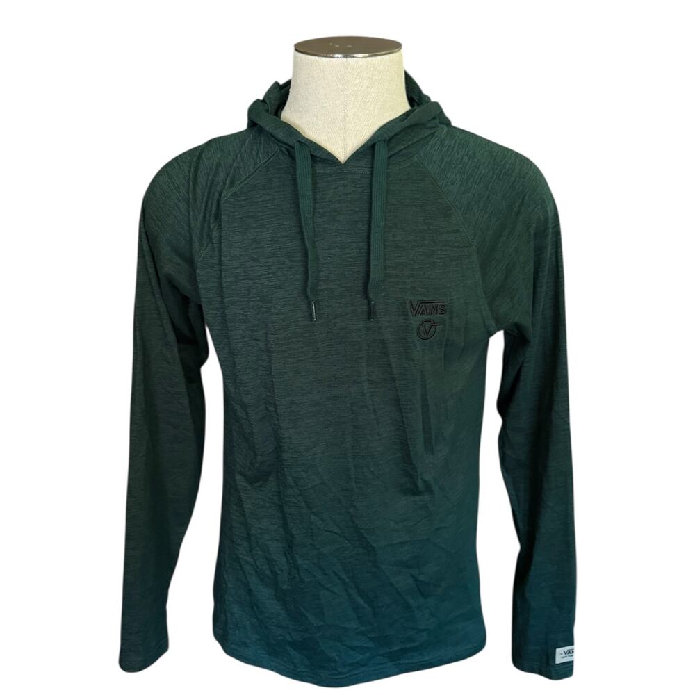 Vans Green Classic Circle Hoodie Long Sleeve Shirt NWOT Size Small